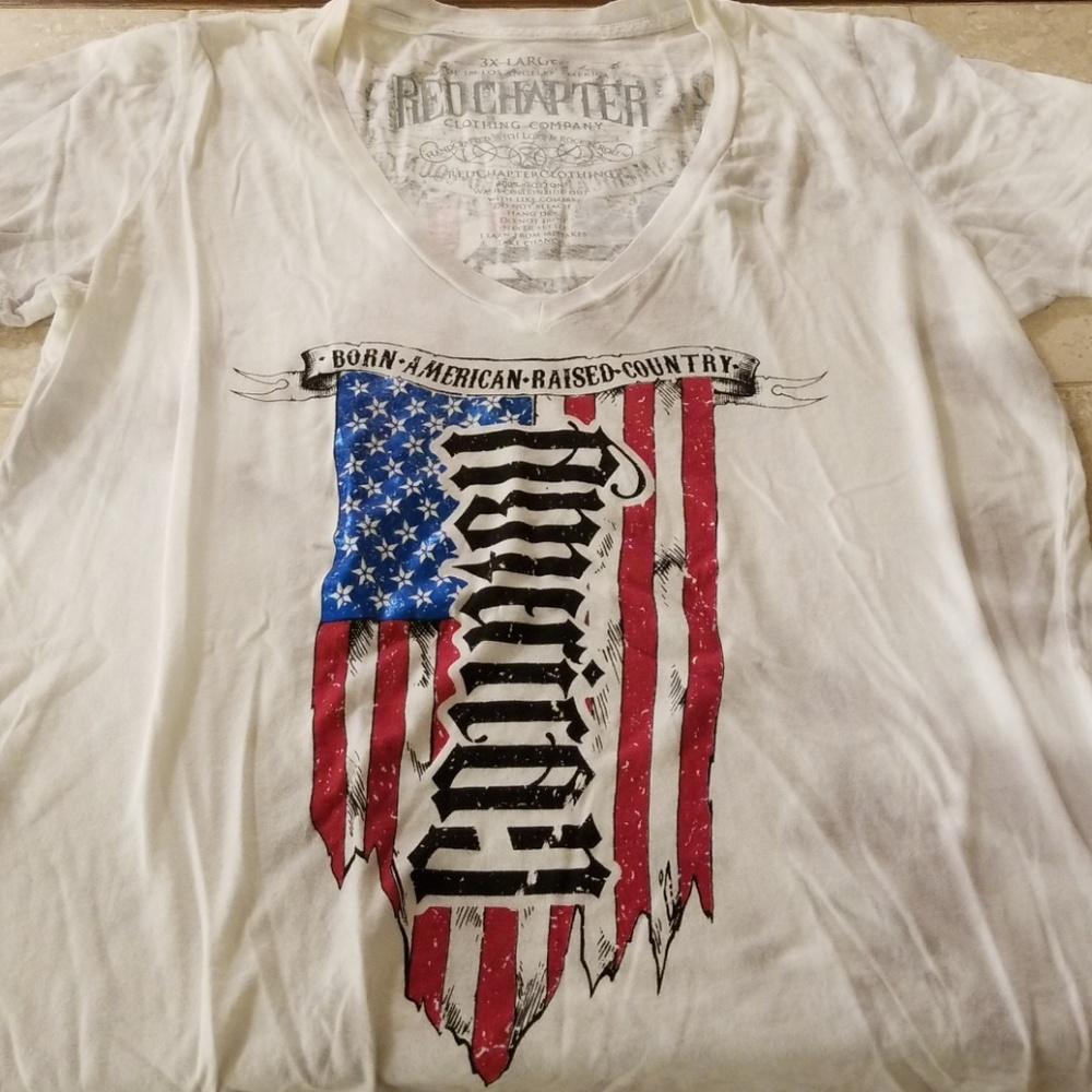 RedChapter XL "Born American Raised Country" top